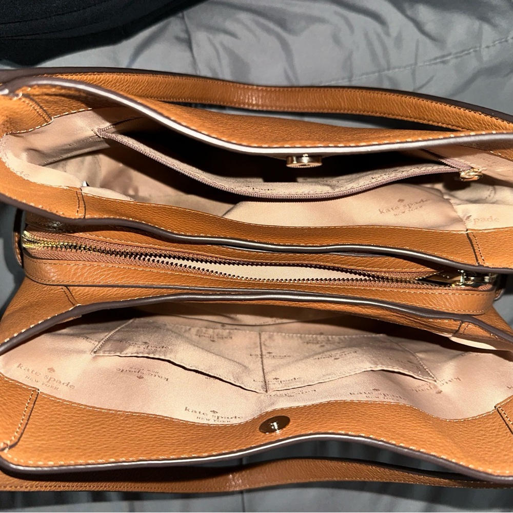 Kate Spade Tan Leather Shoulder Bag